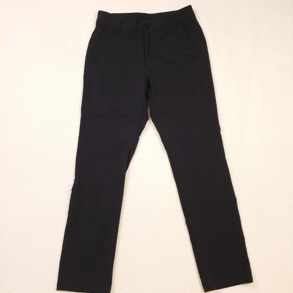 Under Armour Matchplay Golf Pants Mens 30x32 Black Performance Trousers Dark